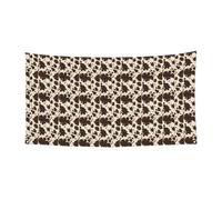 Stampa di pelliccia di mucca Banner di Halloween perfetto per Halloween Natale a un lato design forniture per decorazioni per feste