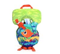 Stampa di pesce Giacca di salvataggio per bambini per bambini 4-10 kg, intorno al collo Swim Guest Attrezzatura di allenamento arancione arancione