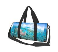 Stampa di pesci colorati, Borsone da viaggio di grande capacità Borsa rotonda Borsa da viaggio sportiva Borsa da viaggio Borsa da fitness
