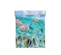 Stampa di pesci colorati, Spremere il portafoglio superiore da donna Borsa portaoggetti Piccola portamonete Portamonete