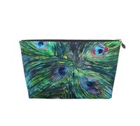 Stampa di piume, Borsa da toilette Borsa per trucco Borsa per cosmetici Borsa da toilette da viaggio portatile