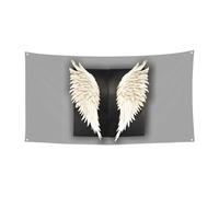 Stampa di piume d'angelo per interni ed esterni festivi festivi festeggiamenti Halloween evento sfondo decorazione