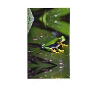 Stampa di rane dell'albero della pace per esterni bandiera decorativa per tutte le stagioni modello su un solo lato cortile portico patio