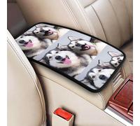 Stampa di un cane dell'Asia,Copertura per bracciolo della console centrale del veicolo, morbida e confortevole, cuscino universale per corrimano auto.