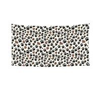 Stampa di zampe di cane per interni ed esterni festivi festivi festeggiamenti Halloween evento sfondo decorazione