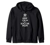 Stampa Divertente con Scritta I Can't Keep Calm I'm A Soccer Mom (Lingua Italiana Non Garantita) Felpa con Cappuccio