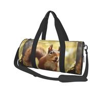 Stampa divertente scoiattolo, Borsone da viaggio di grande capacità Borsa rotonda Borsa da viaggio sportiva Borsa da viaggio Borsa da fitness
