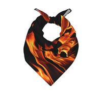 Stampa fiamma ardente multicolore,Sciarpa bandana per uomo e donna - Bandane eleganti e versatili per il collo e la testa