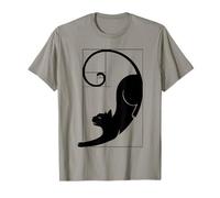 Stampa Fibonacci Cat The Golden Ratio Maglietta