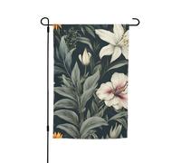 Stampa floreale botanica 30,5 x 45,7 cm portico tutte le stagioni bandiere all'aperto decorazione cortile bandiera patio decorazione cortile