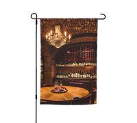 Stampa fotografica della cantina del vino rosso per ogni occasione giardino tutte le stagioni bandiera all'aperto decorazione del cortile per le bandiere del patio