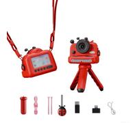 Stampa fotografica per bambini per ragazzi e ragazze per bambini Touchscreen HD Camera Stampante: per foto termiche istantanee con WiFi! Fotocamera digitale per bambini con stampante termica (rosso)