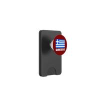 STAMPA FRONTALE Bandiera greca Ellas Hellas Grecia Patriot Hellenic PopSockets PopWallet per MagSafe