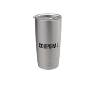 Stampa frontale ufficiale delle forze armate grado caporale Bicchiere termico in acciaio inox doppia parete