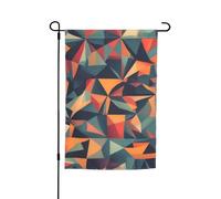 Stampa geometrica astratta 30,5 x 45,7 cm portico tutte le stagioni bandiere all'aperto decorazione cortile bandiera patio decorazione cortile