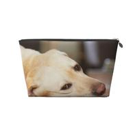 Stampa gialla di Labrador Retriever, Borsa da toilette Borsa per trucco Borsa per cosmetici Borsa da toilette da viaggio portatile