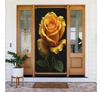 Stampa gialla rosa n. 624 coperture decorative per porte, striscione per interni ed esterni, primavera, estate, autunno, inverno, Halloween, Natale, decorazioni per la casa