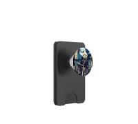 Stampa giapponese a blocchi samurai panda Fuji Ukiyo-e Art Design PopSockets PopWallet per MagSafe