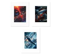 Stampa Giclee 3-Pack Eaglemoss Star Trek Universe