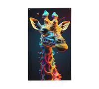 Stampa giraffa leggera bandiera decorativa bandiere stagionali per interni ed esterni esposizione patio prato giardino