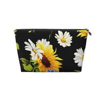 Stampa Girasoli Camomilla, Borsa da toilette Borsa per trucco Borsa per cosmetici Borsa da toilette da viaggio portatile