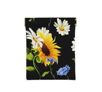 Stampa Girasoli Camomilla, Spremere il portafoglio superiore da donna Borsa portaoggetti Piccola portamonete Portamonete