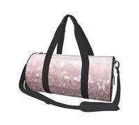 Stampa glitter rosa, Borsone da viaggio di grande capacità Borsa rotonda Borsa da viaggio sportiva Borsa da viaggio Borsa da fitness