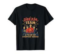 Stampa Grafica a Fumetti Dream Team: Everyday Heroes Maglietta