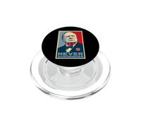 Stampa iconica di Winston Churchill Never Surrender PopSockets PopGrip per MagSafe