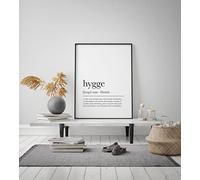 Stampa in bianco e nero senza cornice 5 (stampa Hygge Definition Printwork, Dictionary Artwork, arte scandinava, 297 x 420 mm
