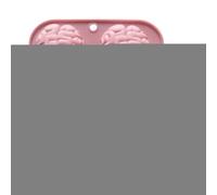 Stampa In Silicone 3D Cuore Umano,Stampo 3D Manuale a 4 Cavità per Cuori Cervello e Resina Epossidica - Attrezzo Antiaderente per Cemento Argilla Sapone Cera