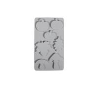 Stampa in silicone - Funghi, zucche e foglie - 7 forme