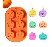 Stampa In Silicone Per Zucca Per Cottura | 6 Per Dolci Thanksgiving Halloween | Stampo Torte Antiaderente Per Dolci Fondant | Per Candele Resina Gelatina Snack Sapone