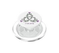 Stampa invecchiata con nodo della Trinità del cardo scozzese PopSockets PopGrip per MagSafe