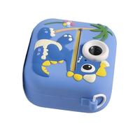 Stampa istantanea della macchina fotografica dei bambini con la custodia del silicone del dinosauro dello schermo da 2,4 pollici batteria ricaricabile incorporata nel lettore musicale di gioco I