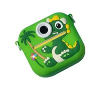 Stampa istantanea della macchina fotografica dei bambini con la custodia del silicone del dinosauro dello schermo da 2,4 pollici della batteria ricaricabile incorpora nel lettore musicale di gioco I