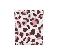 Stampa leopardata Animali rosa senza cuciture africani, Spremere il portafoglio superiore da donna Borsa portaoggetti Piccola portamonete Portamonete