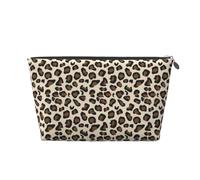 Stampa leopardata, Borsa da toilette Borsa per trucco Borsa per cosmetici Borsa da toilette da viaggio portatile
