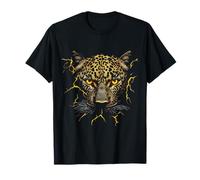 Stampa leopardata con motivo leopardato per amanti degli animali Maglietta