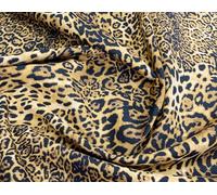 Stampa Leopardata Design - Tessuto Materiale 112 CM 100% Cotone Popeline -130 Gsm - Al Metro (CP0701)