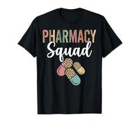 Stampa Leopardata Neutra Pharmacy Squad Design Maglietta