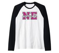 Stampa Leopardata Vintage del New England Game-Day Maglia con Maniche Raglan