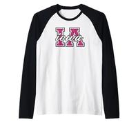 Stampa Leopardata Vintage Iowa Giornata del Gioco Maglia con Maniche Raglan