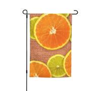 Stampa Limoni E Arance Bandiere Da Giardino Resistente Allo Sfumamento Tutte Le Stagioni Bandiera Outdoor Yard Decor Per Portici