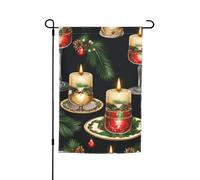 Stampa Merry Christmas versatile ed elegante bandiera da giardino per tutte le stagioni Outdoor Yard Decor Portici Giardini