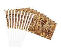 Stampa mimetica gialla e verde leggera bandiera palmare bandiere fronte-retro partito parata decorazione casa celebrazioni