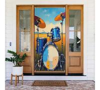 Stampa moderna dipinta a tamburo n. 14 coperture decorative per porte, striscione decorativo per interni ed esterni, primavera, estate, autunno, inverno, Halloween, Natale, decorazioni per la casa