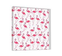 Stampa Motivo Fenicottero Rosso Acrilico Regali Decor Home Segni Matrimoni Memoriali Scrivanie Ufficio Cuore Personalizzato