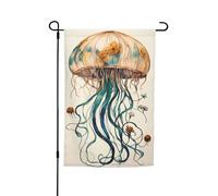 Stampa motivo meduse 30,5 x 45,7 cm portico tutte le stagioni bandiere all'aperto decorazione cortile bandiera patio decorazione cortile