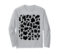 Stampa Mucca Costume Mucca Modello Camicia Mucche Camicia Halloween Maglia a Manica